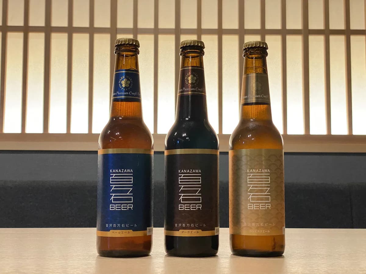 Local Kaga craft beer served at Airodokoro