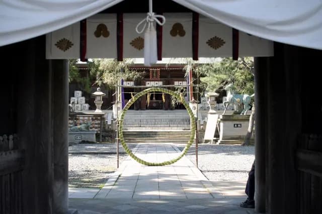 山代温泉の茅の輪くぐり神事