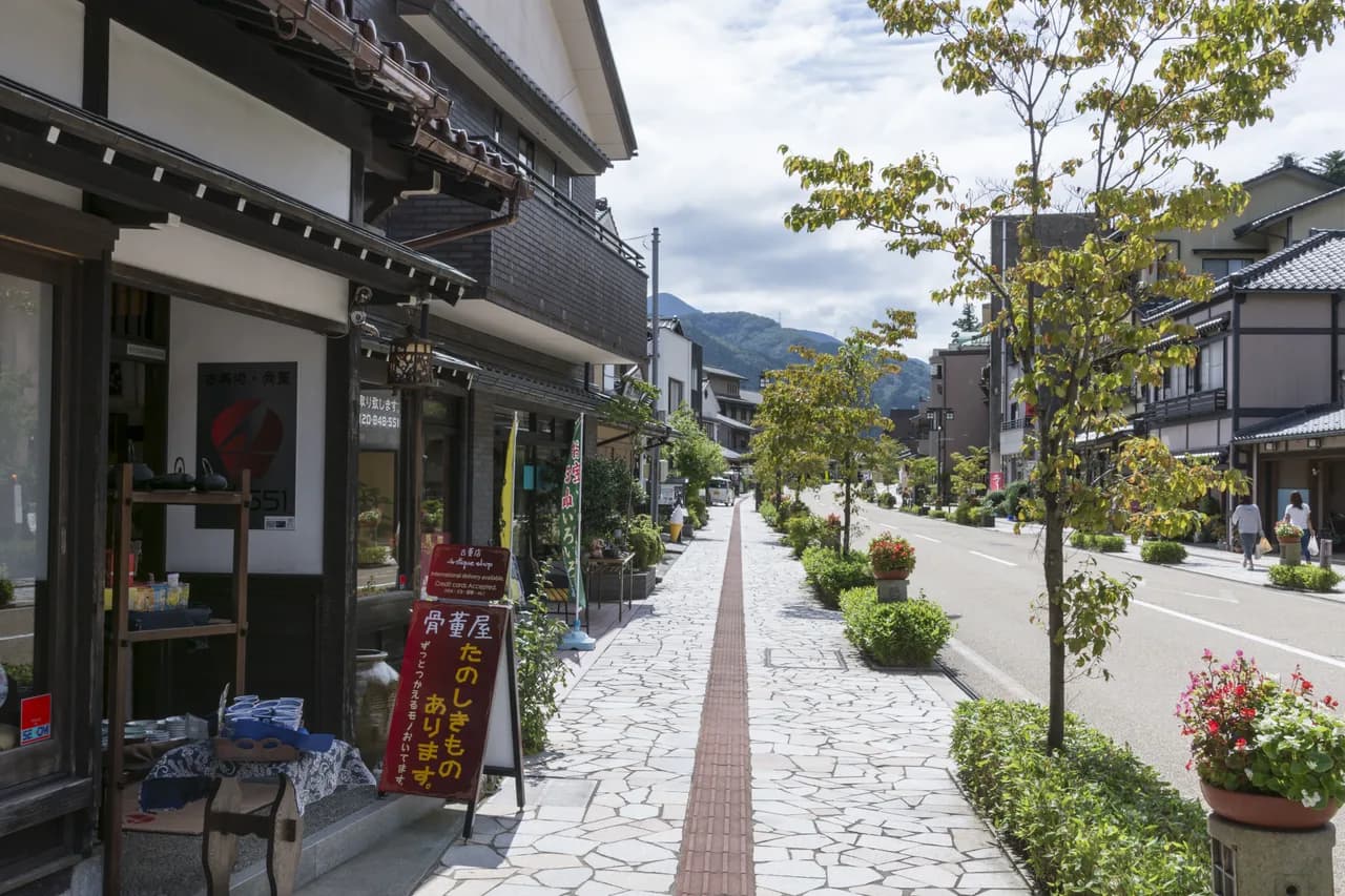 山中温泉 ゆげ街道