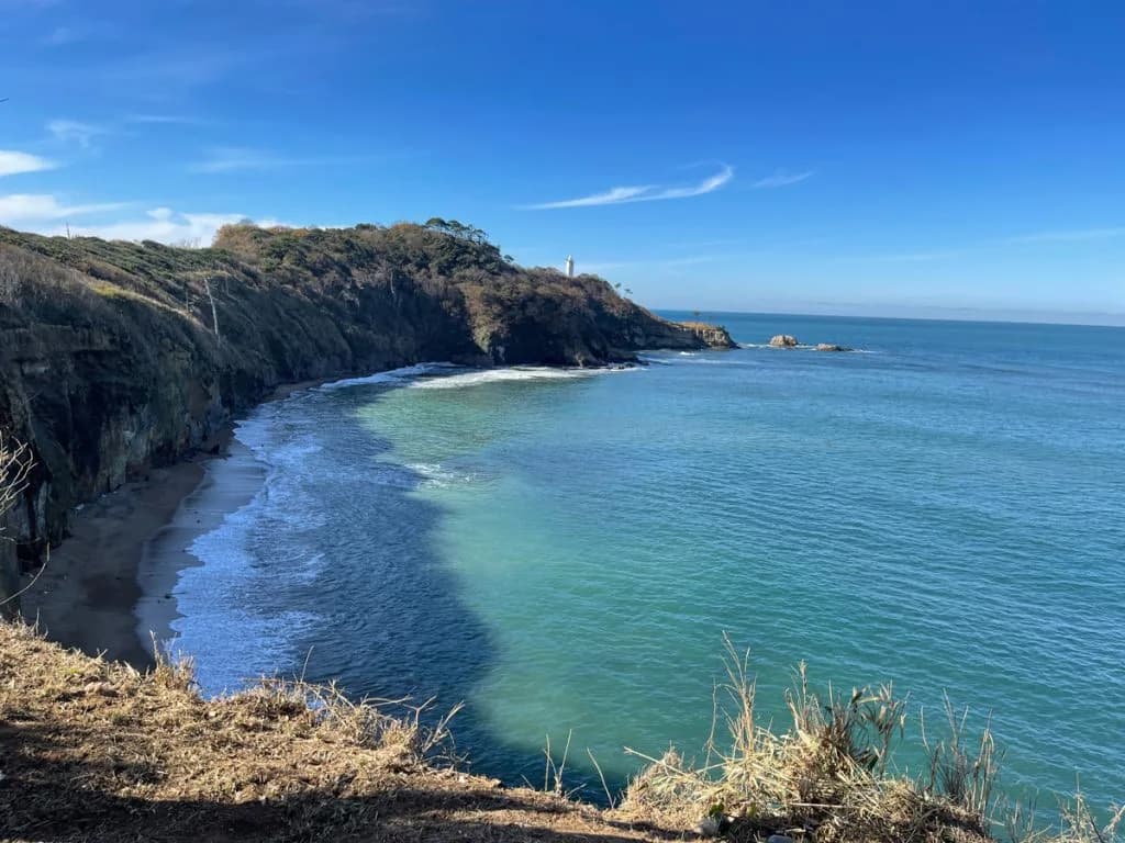 Izumi no Hama, Kasa no Misaki, and the Sea of Japan